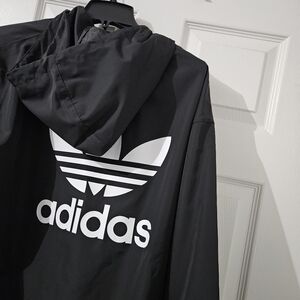 Mens Black Adidas Jacket w/ Tag! - Medium